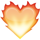 Fire Heart Emoji