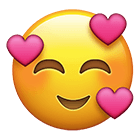 In Love Emoji Pink