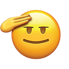 Saluting Emoji