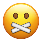 Sealed Lips Emoji
