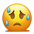 Sweating Emoji