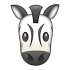 Zebra Face Emoji