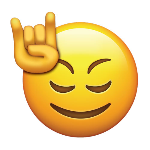 Résultat de recherche d'images pour "emoji rock"