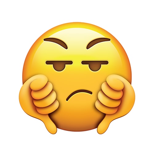 Image result for thumbs down emoji